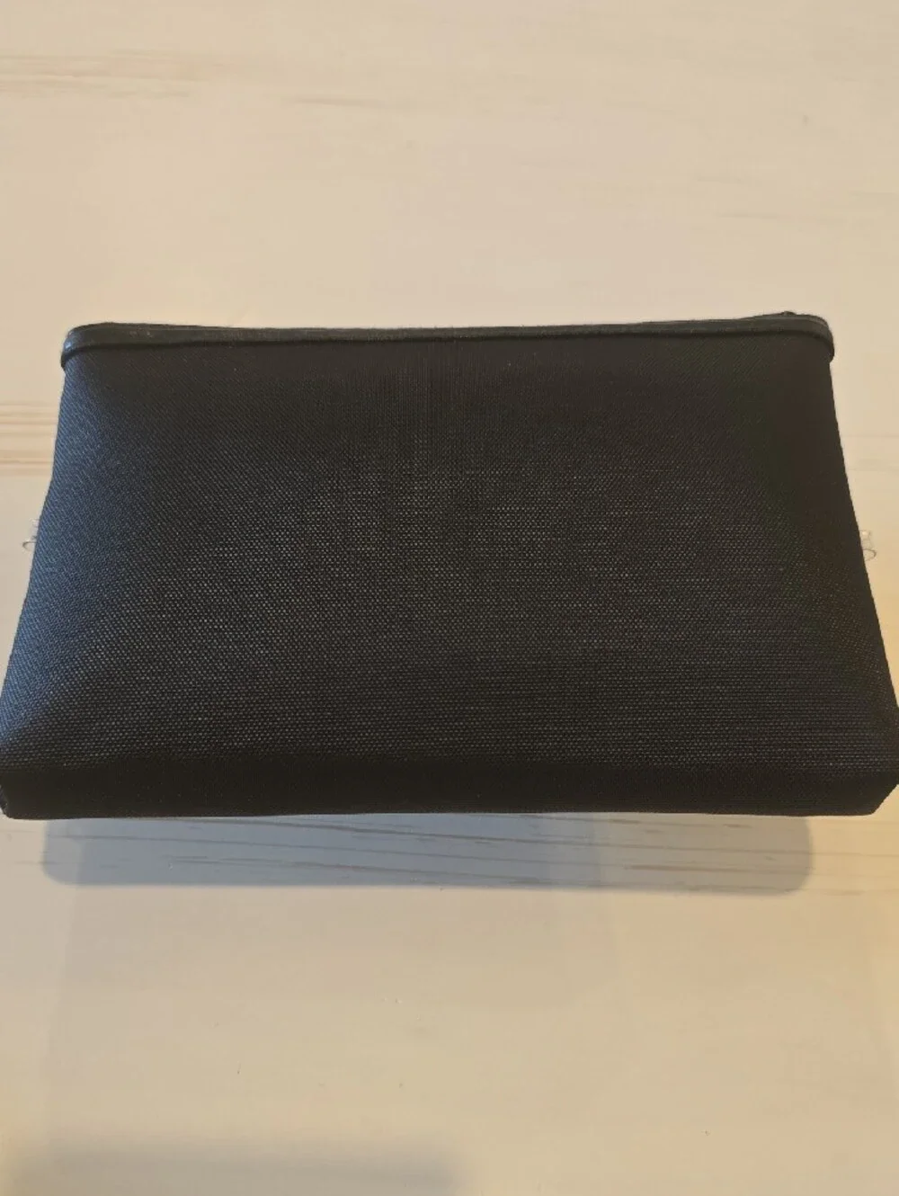 Basics Black Cosmetic Pouch with Top Zip